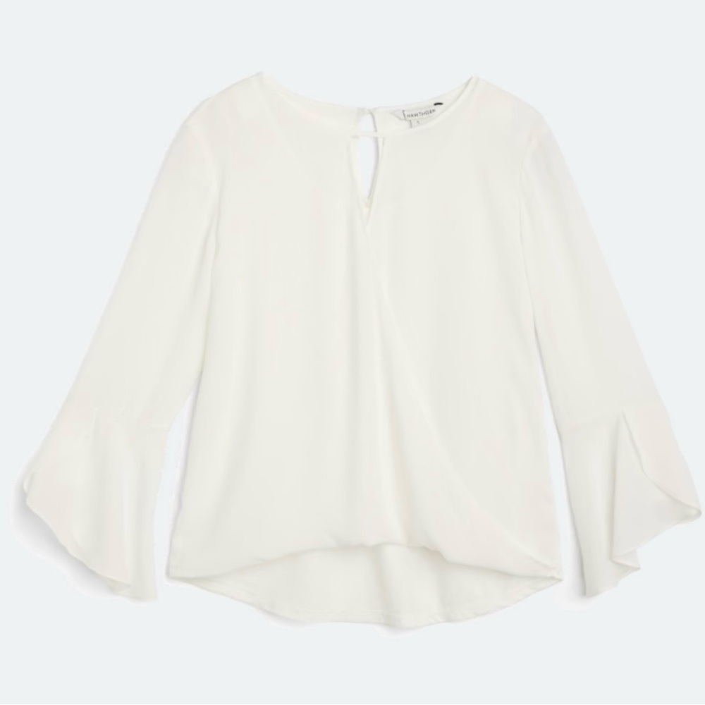 White Long Sleeve Blouse NWT